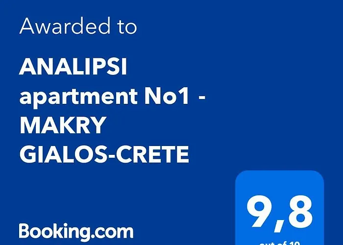 Analipsi Apartment No1 - Makry Gialos-Crete